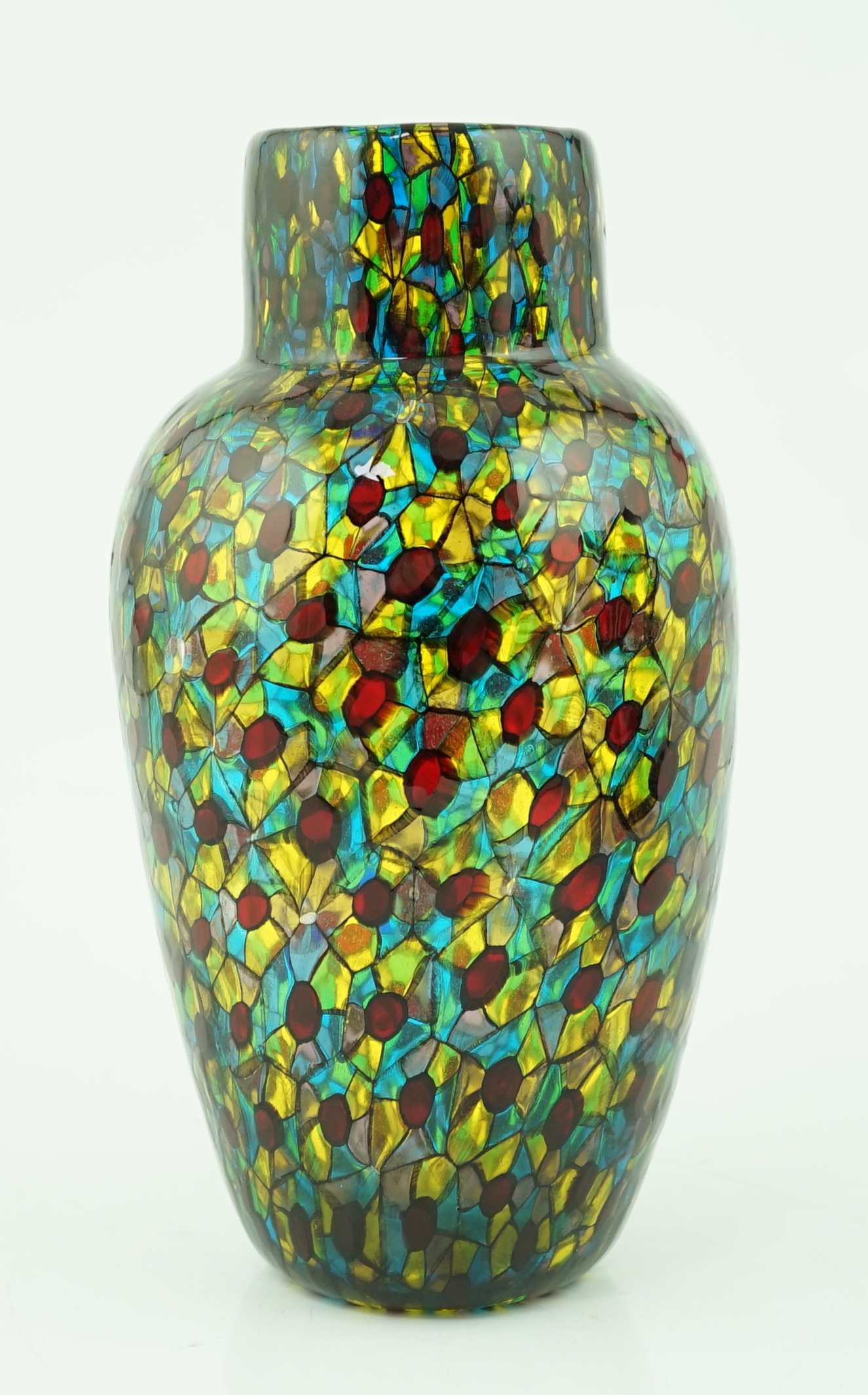 Vittorio Ferro (1932-2012), a Murano glass Murrine vase